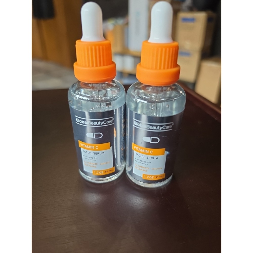 Lot of 2 Global Beauty Care Vitamin‎ C Serum